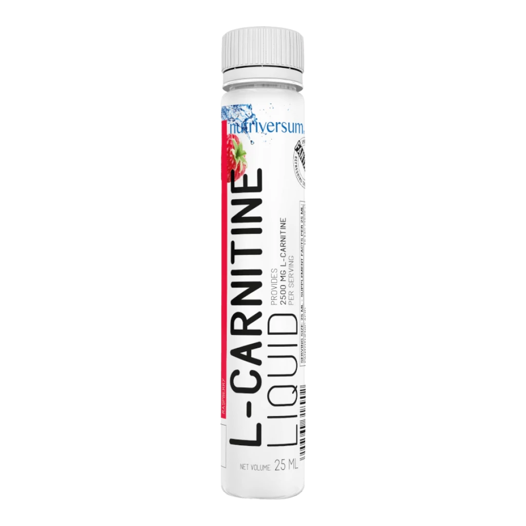 L-Carnitine 2 500 mg - 25 ml - FLOW - Nutriversum - málna