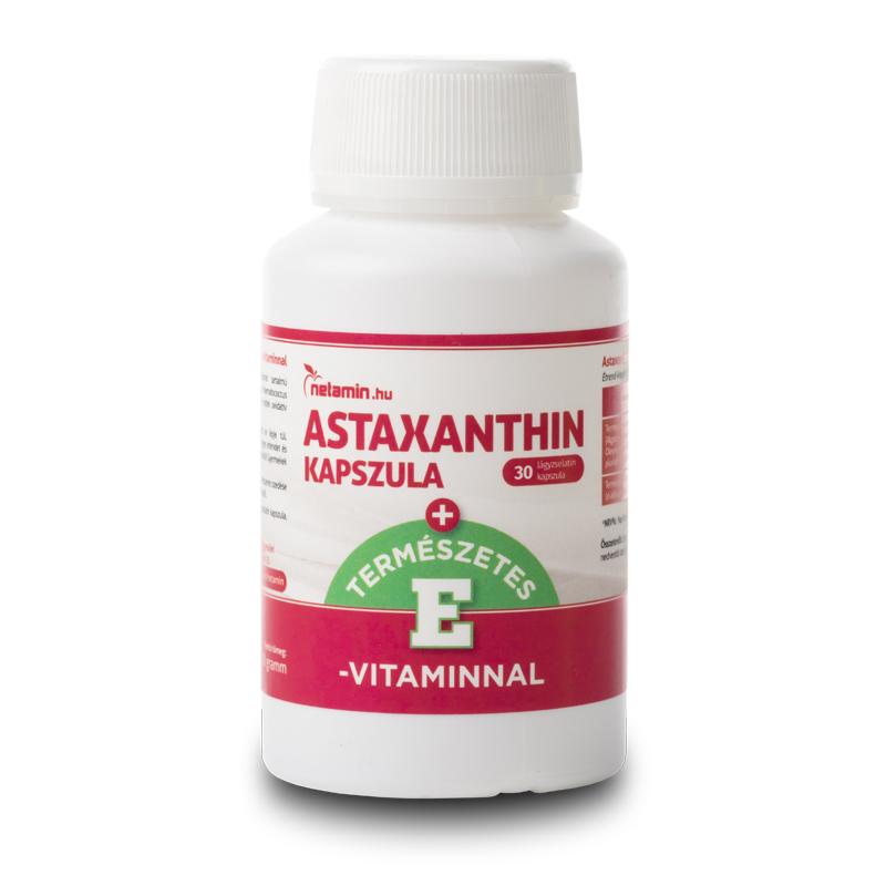 Netamin astaxanthin kapszula természetes e-vitaminnal 30 db