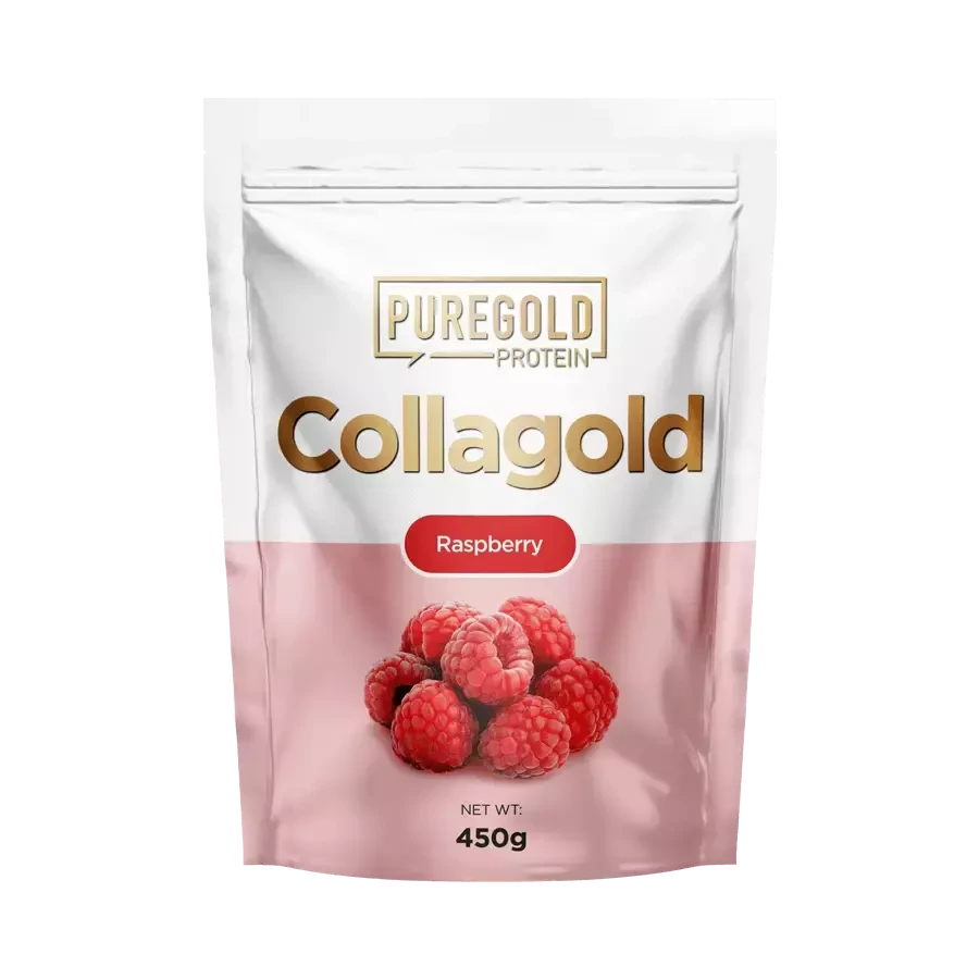 CollaGold Marha és Hal kollagén italpor hialuronsavval - Raspberry - 450g - PureGold